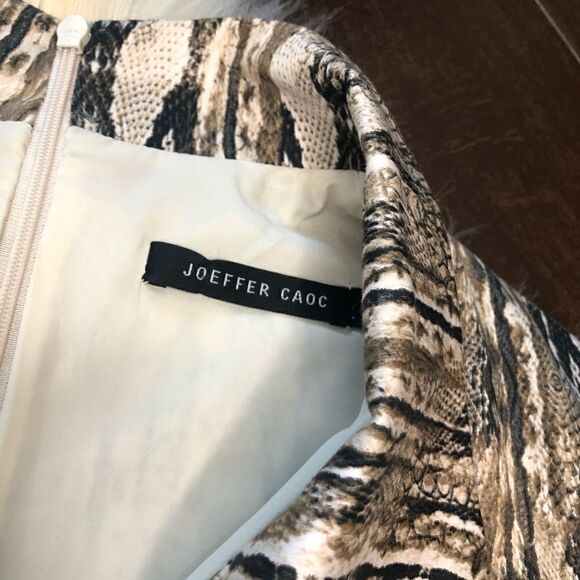 Joeffer Caoc snake print dress size 6 - Picture 7 of 11